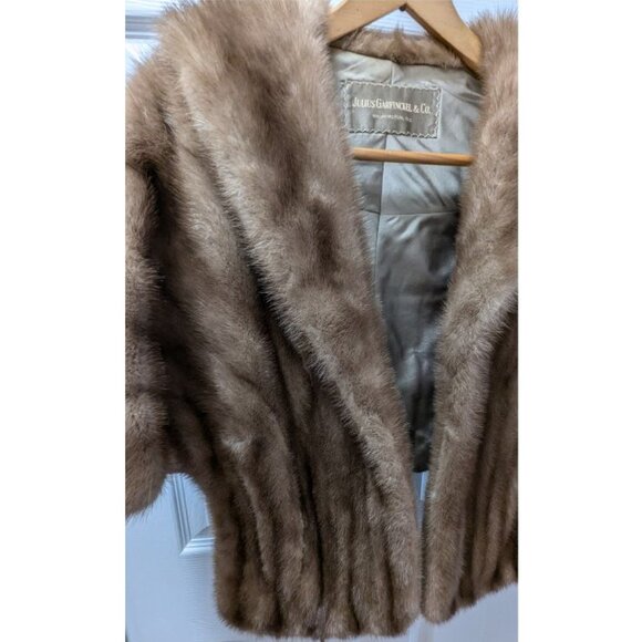 Vintage Mink Fur Jacket/Bolero by Julius Garfinckel & Co. of Washington DC - Picture 4 of 10